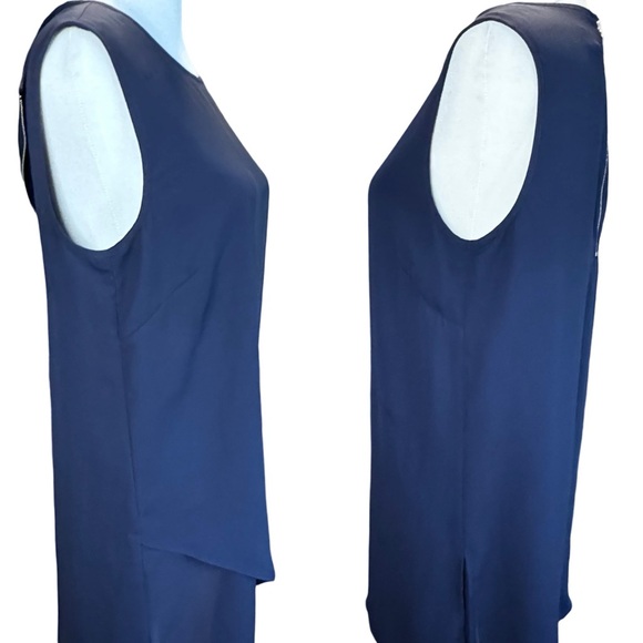 Navy Sleeveless Blouse Sz XS - Picture 6 of 12